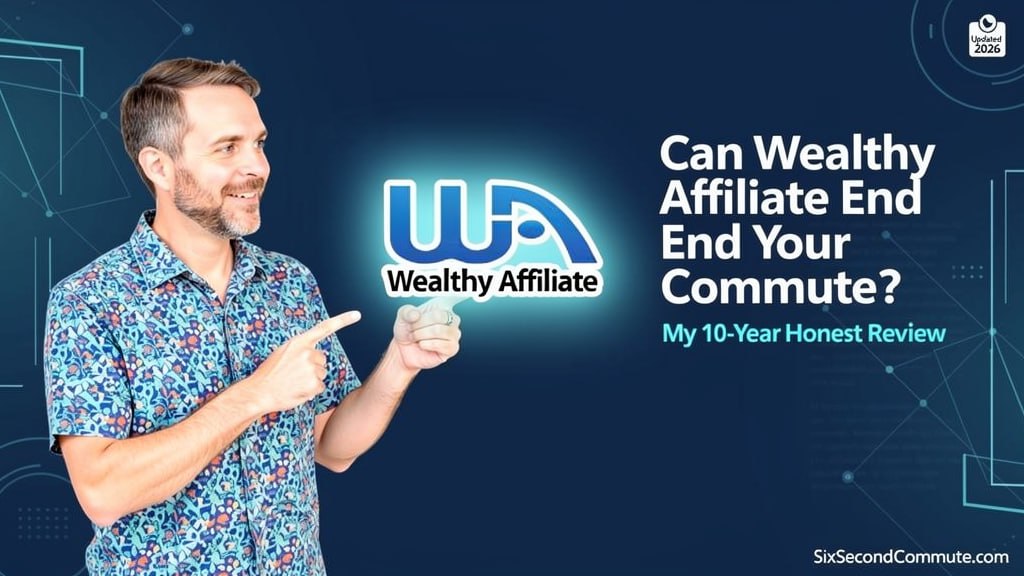 Wealthy Affiliate Review - Can It Give You a Six-Second Commute?